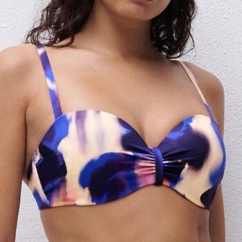 Chantelle Badmode Sauvage Blauw/Print Voorgevormde Bikinitop