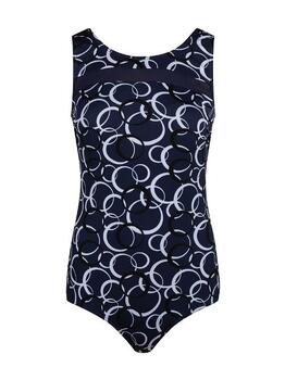 Mila Circles Marine Blauw Badpak