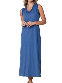 Pastunette Dames Blauw Nachthemd
