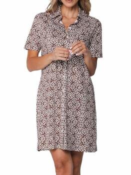 Pastunette Dames Bruin Nachthemd