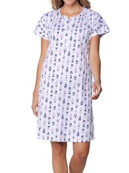 Pastunette Dames Marine Blauw Nachthemd