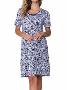 Pastunette Dames Marine Blauw Nachthemd