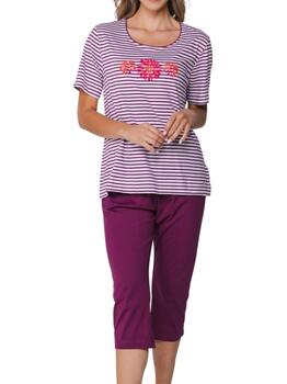 Pastunette Dames Donker Rood Pyjama