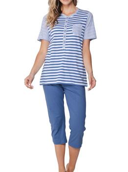 Pastunette Dames Blauw Pyjama