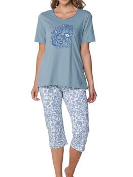 Pastunette Dames Blauw Pyjama