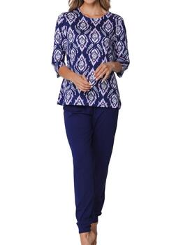 Pastunette Dames Marine Blauw Pyjama
