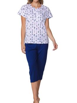 Pastunette Dames Marine Blauw Pyjama