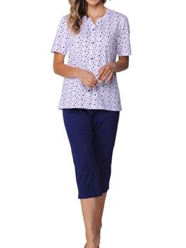 Pastunette Dames Marine Blauw Pyjama