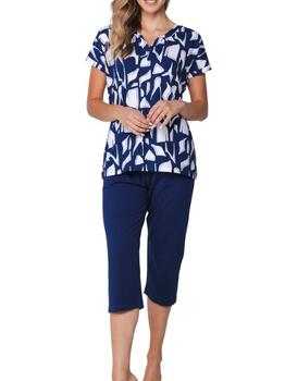 Pastunette Dames Marine Blauw Pyjama