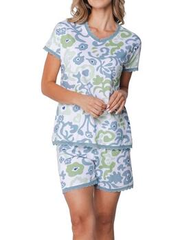 Pastunette Dames Blauw Shortama