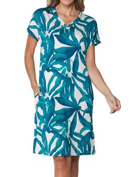 Pastunette Dames Turquoise Nachthemd
