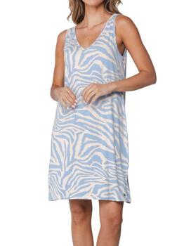 Pastunette Dames Blauw Nachthemd