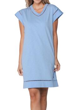 Pastunette Dames Blauw Nachthemd