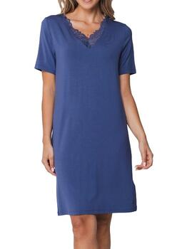 Pastunette Dames Blauw Nachthemd