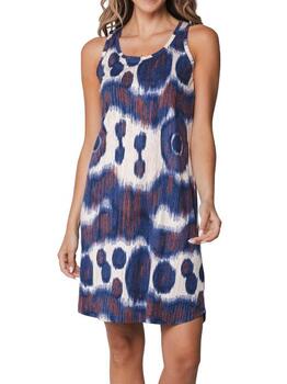 Pastunette Dames Blauw Nachthemd