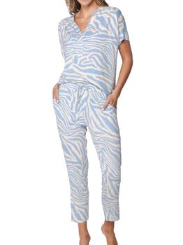 Pastunette Dames Blauw Pyjama