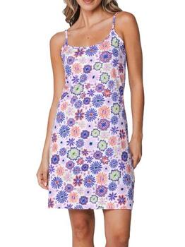 Rebelle Dames Paars Slipdress