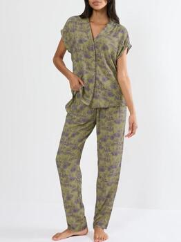 Triumph Boyfriend Fit Groen Pyjama