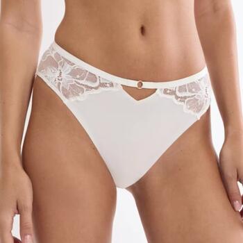 Triumph Gardenia Florale Gebroken Wit Slip