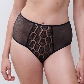 Chantelle Reptilia Zwart High Brief