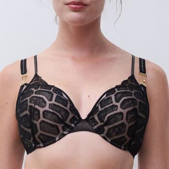 Chantelle Reptilia Zwart Push Up bh