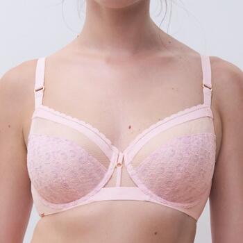 Chantelle Monogram Roze Niet voorgevormde bh