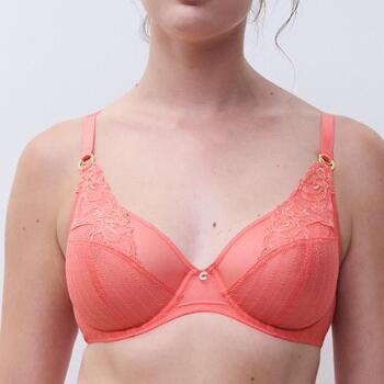 Chantelle Cabaret Sauvage Coral Niet voorgevormde bh