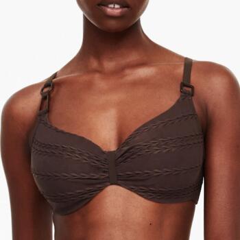 Chantelle Badmode Texture Bruin Voorgevormde Bikinitop
