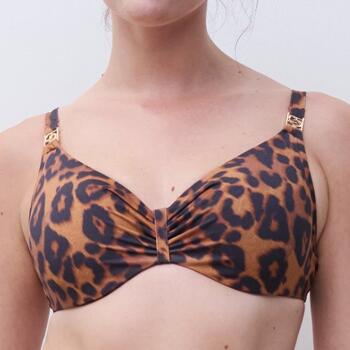 Chantelle Badmode Sauvage Bruin Soft-Cup Bikinitop