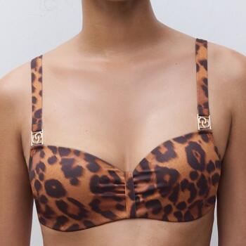 Chantelle Badmode Sauvage Bruin Voorgevormde Bikinitop