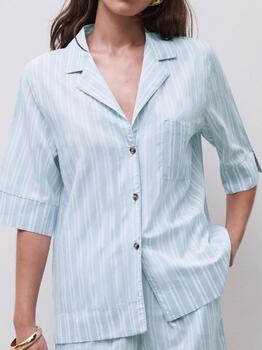 Chantelle Nachtmode Myth Blauw Slaapshirt