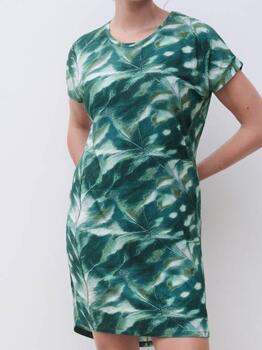 Femilet Nachtmode Yara Groen/Print Slaapshirt