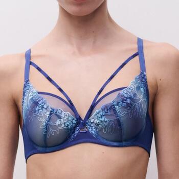 Chantelle Spice Marine Blauw Niet voorgevormde bh