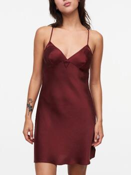 Chantelle Nachtmode Nightshade Bordeaux Slipdress
