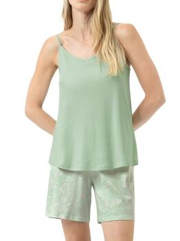 Mey Nachtmode Daisy Delight Groen Shortama
