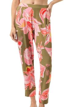 Mey Nachtmode Flower Whirl Groen/Print Pyjamabroek