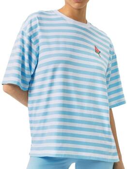 Mey Nachtmode Straight Waves Blauw Slaapshirt