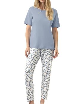 Mey Nachtmode Wild Violets Blauw Pyjama