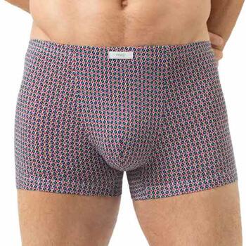 Mey Heren Blue Circle Blauw Katoenen Boxershort