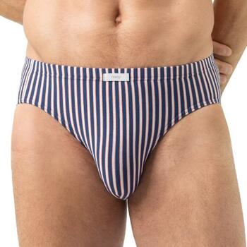 Mey Heren Coral Stripes Blauw Heren Slip