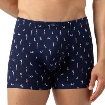 Mey Heren Pin Up Doll Marine Blauw Katoenen Boxershort