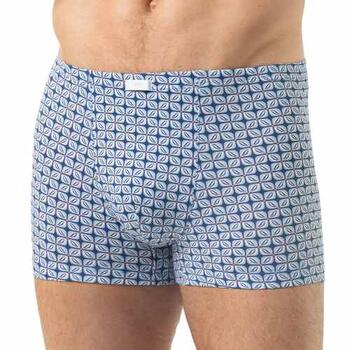 Mey Heren Summer Flower Blauw Katoenen Boxershort