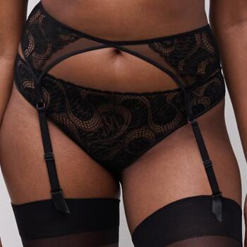 Chantelle Amor Zwart Jarretelle