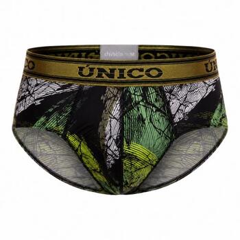 Mundo Unico Bractea Zwart/Geel Heren Slip