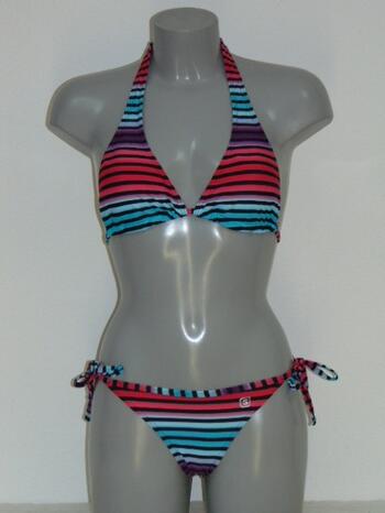 SHIWI COCKTAIL   MultiColour Soft-Cup Triangle Bikinitop + Slip