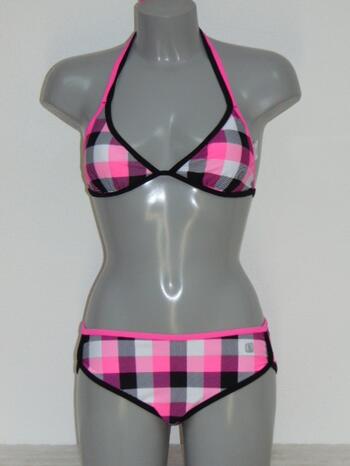 SHIWI SUBJECT Pink/Black Triangle Top + Short