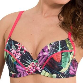 LINGADORE BEACH ADVENTURE Purple bikinitop