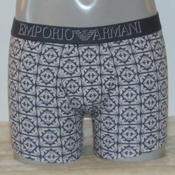 EMPORIO ARMANI LOGO all over print White/Grey boxershort 