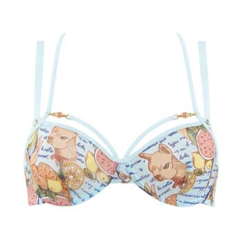MARLIES DEKKERS NO TE OLVIDO Blauw Multi color plunge Soft cup bh
