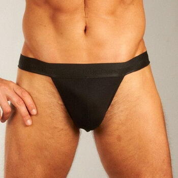 HOM CLASSIC Black Tanga